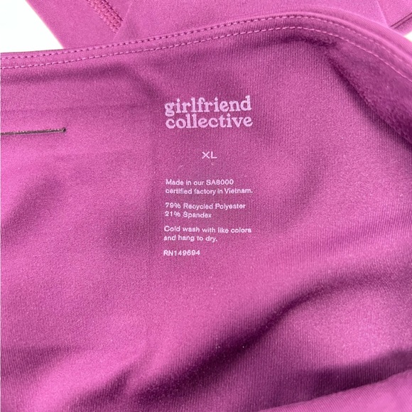 Girlfriend Collective Purple Compressive Leggings Size XL - Picture 6 of 8